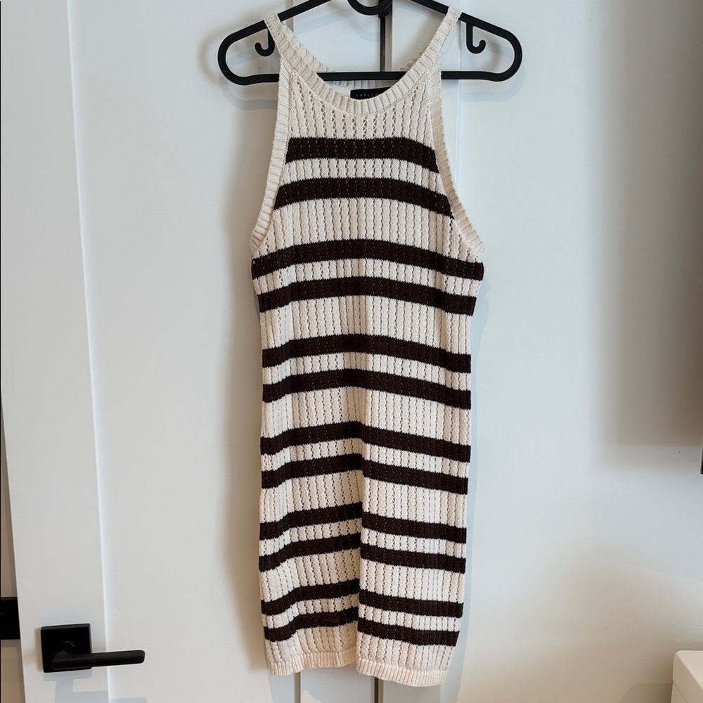Sanctuary Cream and Brown Knit Top